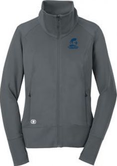 OGIO ENDURANCE Ladies Fulcrum Full-Zip, Gear Grey